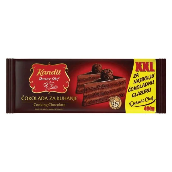ČOKOLADA ZA KUHANJE 400gr XXL-Kandit