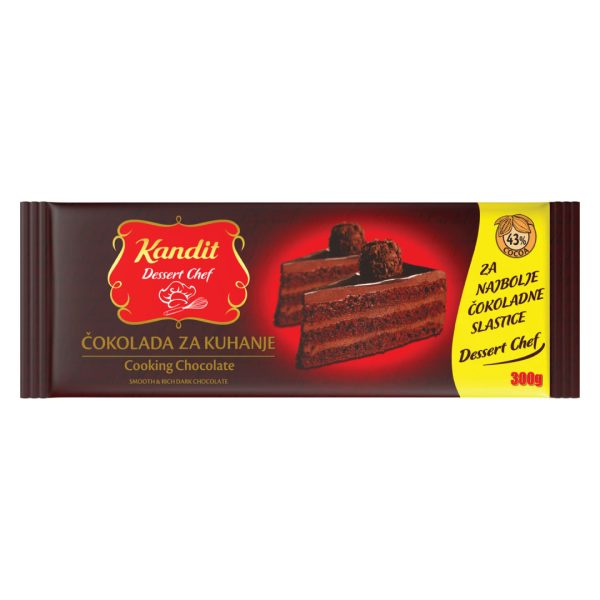 ČOKOLADA ZA KUHANJE 300gr PROMO-Kandit