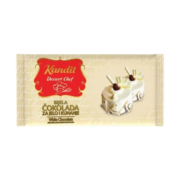 ČOKOLADA ZA KUHANJE BIJELA 200gr-Kandit