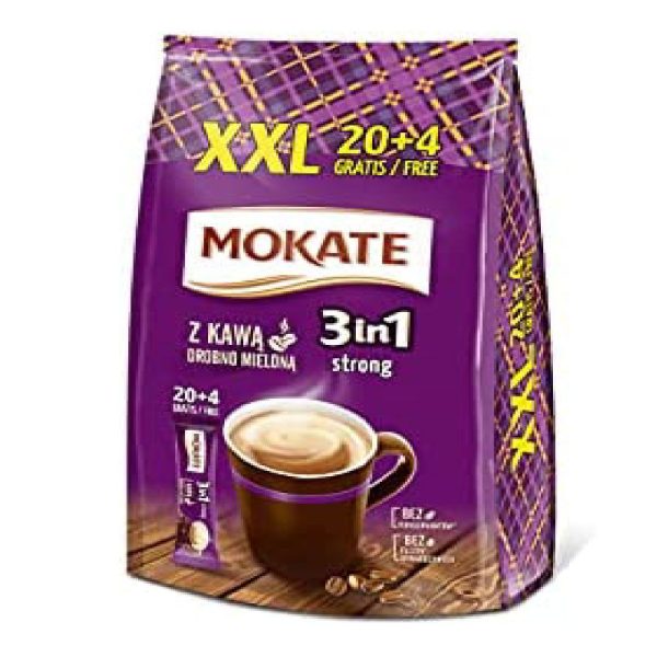 MOKATE 3u1 STRONG XXL (20*18g) +5 kom GRATIS