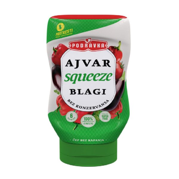 PODRAVKA AJVAR BLAGI SQUEEZE 310G BIH