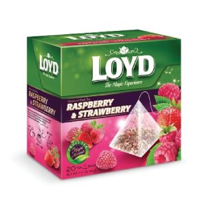 ČAJ LOYD OD MALINE I JAGODE 40g (20*2g)