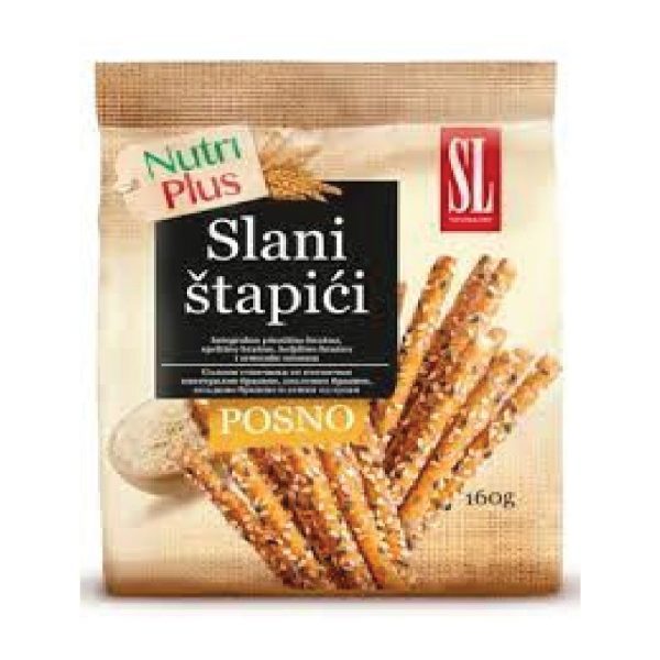 SL NUTRI PLUS SLANI ŠTAPIĆI SA SEZAMOM 160g