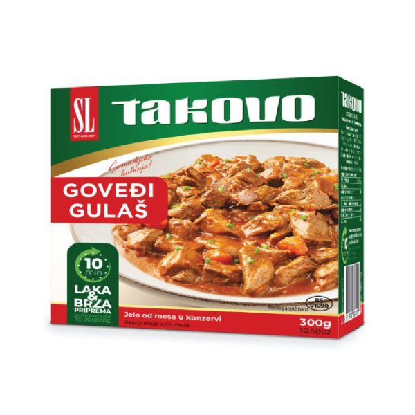 TAKOVO GOVEĐI GULAŠ-BLAGI 300g