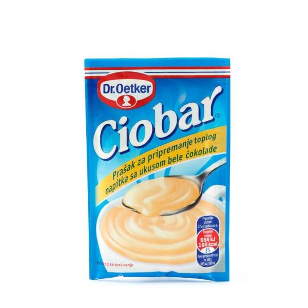 DR. OETKER CIOBAR-BIJELA ČOKOLADA x5 125g