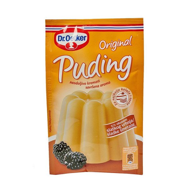 DR. OETKER.GLUTEN FREE PUDING S OKUSOM ČOKOLADE 49g