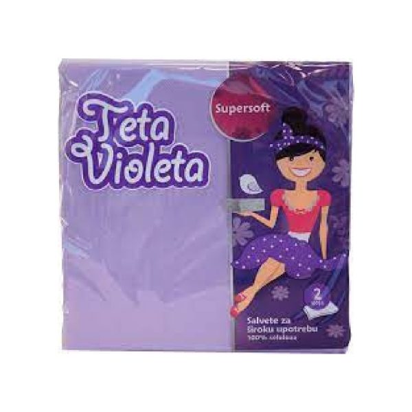 VIOLETA SALVETE SUPER SOFT 38*38 25/1 2SL LILA