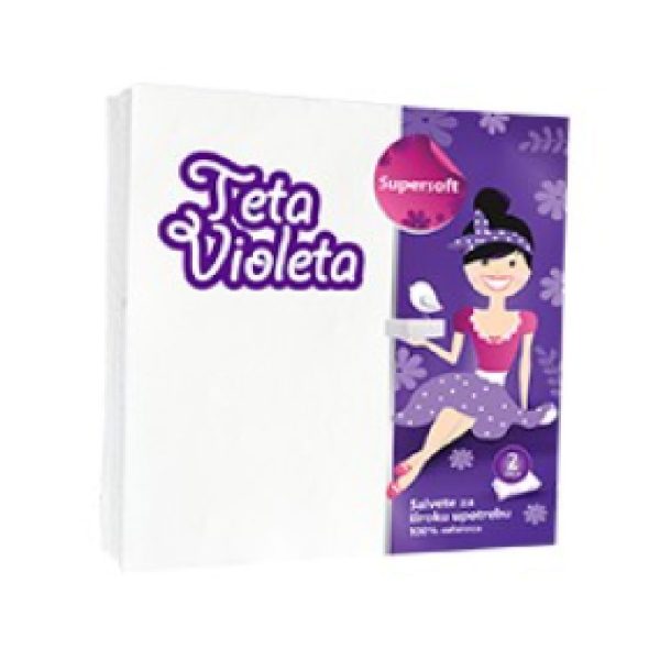 VIOLETA SALVETE SUPER SOFT 38*38 2SL BIJELE