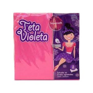 VIOLETA SALVETE SUPER SOFT 38*38 2SL ROZE