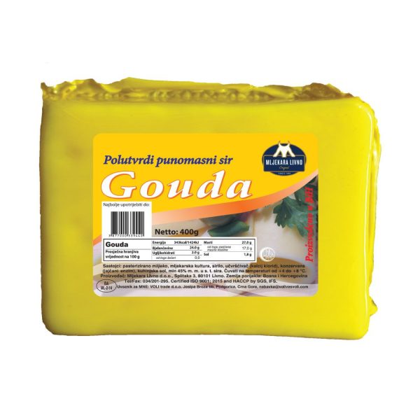 Mljekara Livno Gouda 400g