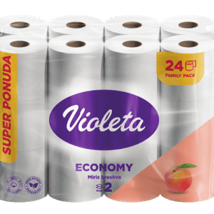 VIOLETA TOALETNI PAPIR ECONOMY BRESKVA 24/1,2 SL.