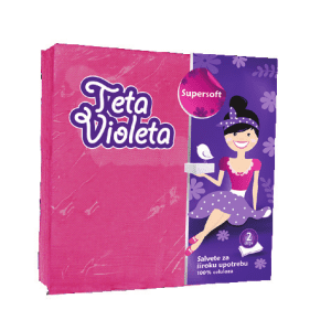 TETA VIOLETA SALVETE SUPER SOFT ROZE 25/1,2 SL.