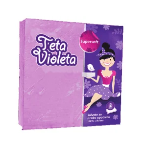 TETA VIOLETA SALVETE SUPER SOFT LILA 25/1,2 SL.