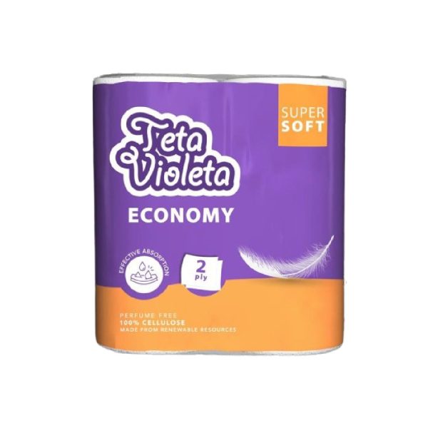 TETA VIOLETA PAPIRNI RUČNIK ECONOMY 2/1