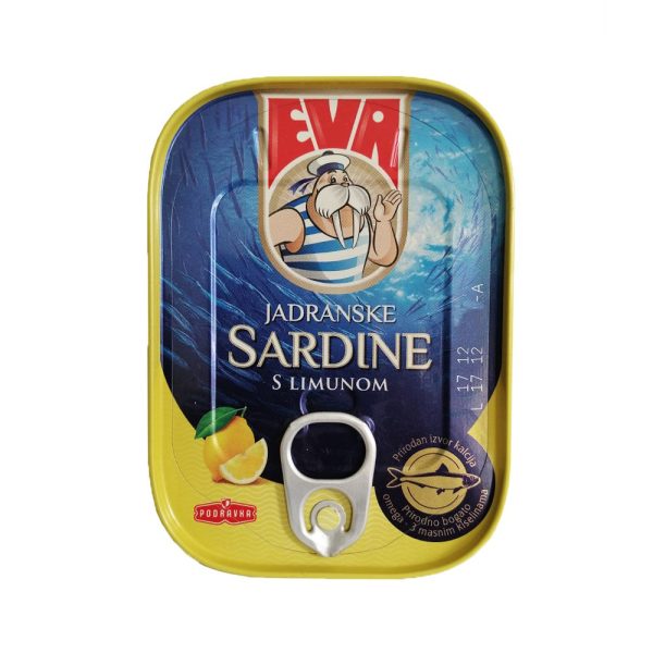 PODRAVKA EVA SARDINA S LIMUNOM 100 g