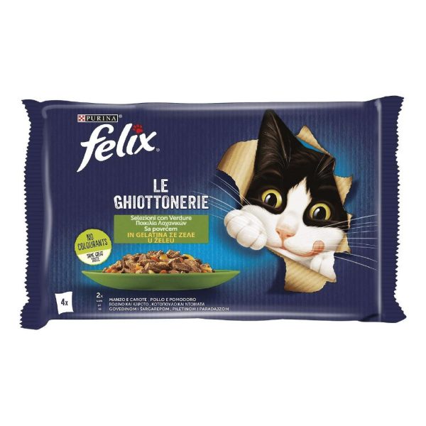 FELIX Fantastic MH za mačke MPK Mesni meni 4x85g