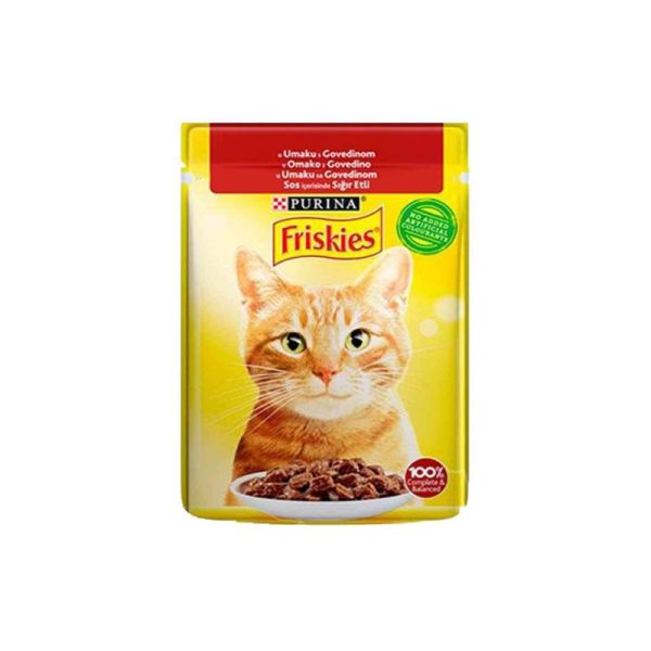 FRISKIES MH za mačke Govedina 85g