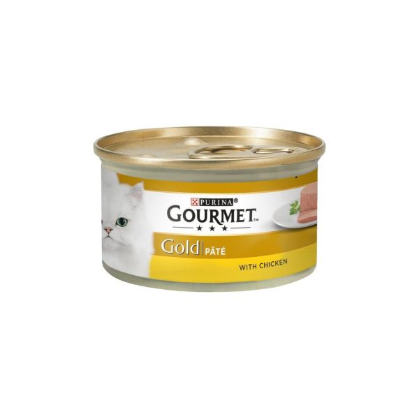 GOURMET GOLD MH Mačka Piletina 85g pašteta