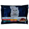 GOURMET PERLE MH za mačke Govedina,Piletina,Zec,Losos 4x85g