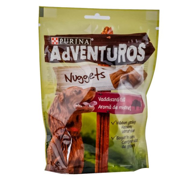 Poslastica za pse ADVENTUROS NUGGETS VEPAR 90g