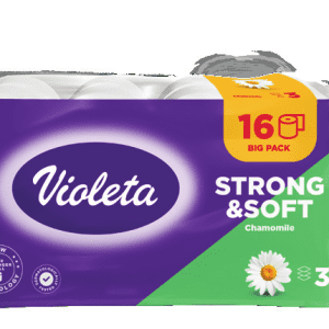 VIOLETA TOALETNI PAPIR STRONG & SOFT KAMILICA 16/1,3 SL.