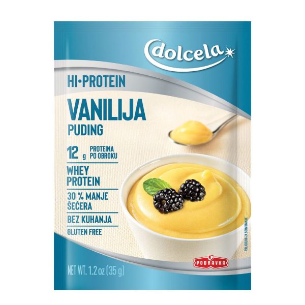 PODRAVKA DOLCELA HI PROTEIN INST PUDING VANILJA 35g