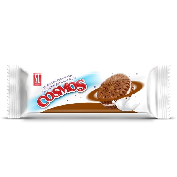 TAKOVO COSMOS KEKS 180g sa kakao eurocrem filom