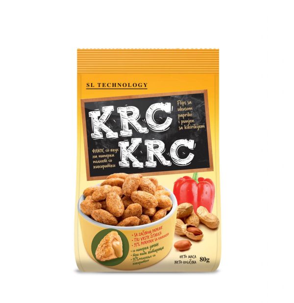 SL KRC KRC FLIPS OKUS kikiriki/paprika 80g