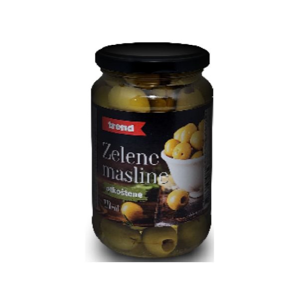 TREND MASLINE ZELENE OTKOŠTENE 370ml