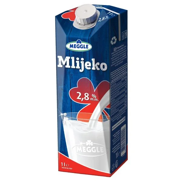 MEGGLE UHT Mlijeko 2,8% čep 1L