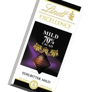 LINDT EXC.MILD 70% 100G ČOKOLADA