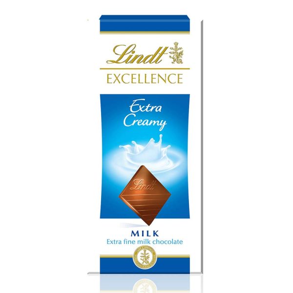 LINDT EXC.MILK EXTRA CREAMY 100G ČOKOLADA