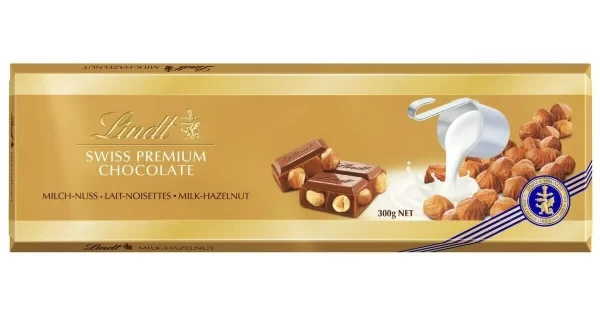 LINDT GOLD HAZELNUT 300G - LJEŠNJAK ČOKOLADA