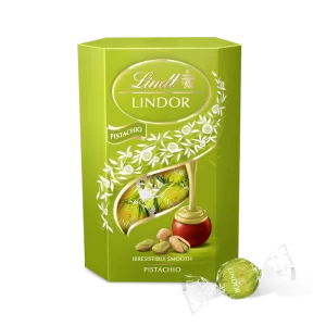 LINDT LINDOR CORNET PISTACHIO 200G ČOKOLADA