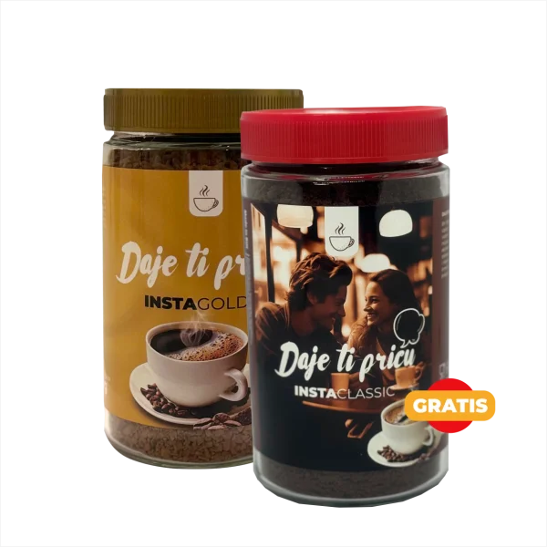 Kafa Daje ti priču Gold 160g + GRATIS Instant kafa Daje ti priču Classic 200g