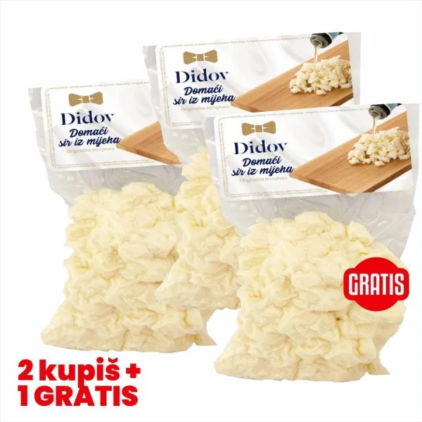 2+1 GRATIS Didov sir iz mijeha cca. 250-290g