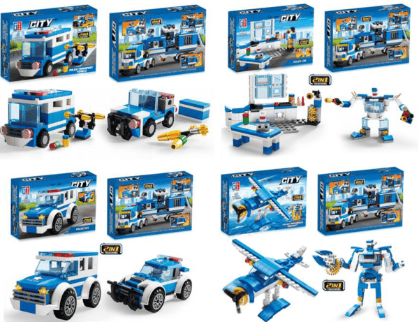 MKP380458 POLICIJSKI SET KOCKE 18x12cm