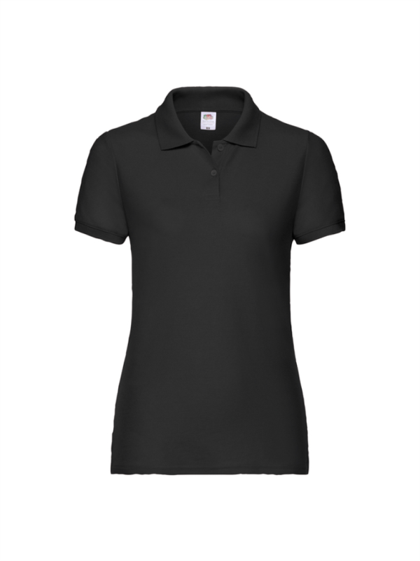 MAJICA FOL LADY FIT POLO CRNA M vel,  180 g