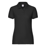 MAJICA FOL LADY FIT POLO CRNA XL vel,  180 g