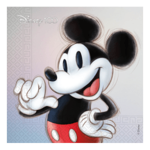 95673 SALVETA PAPIRNA DISNEY 100 NEXT GENERATION MICKEY 33x33cm, 8kom