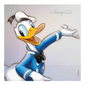 95675 SALVETE PAPIRNE DISNEY 100 DONALD 33x33cm, 20 kom