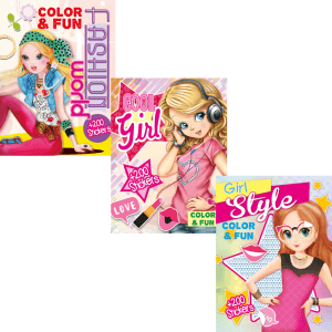 526725 BOJANKE FUN FASHION 32lista ,8 listova naljepnica
