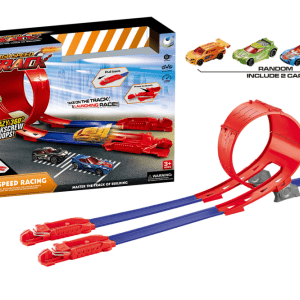 MKR338084 SET STAZA ZA IZBACIVANJE  S KLIZEĆIM AUTOMOBILIMA 32X25 CM