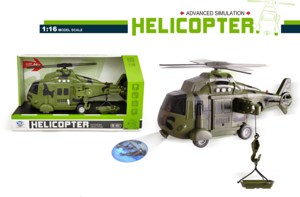 MKS850444 HELIKOPTER VOJNI 32x18cm #