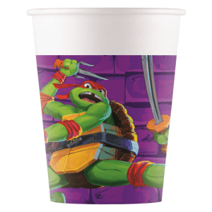 96458 PAPIRNA ČAŠA MUTANT NINJA TURTLES 200ml, 8/1