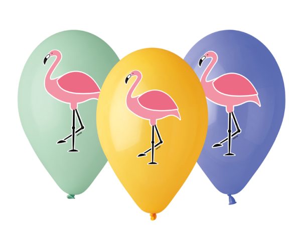 GS120-730 BALONI HELIJ FLAMINGO 33 cm, 5/1