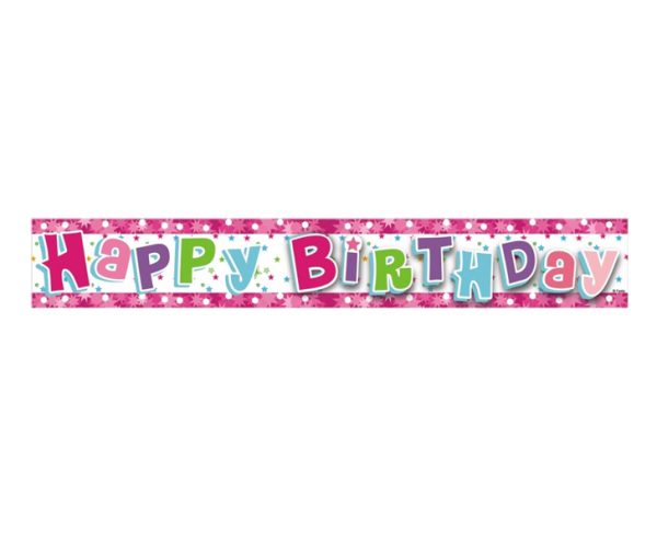 PF-BHBR BANNER HAPPY BIRTHDAY 180 cm