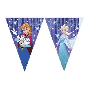 87903 BANNER FROZEN SNOWFLAKES DISNEY, 9 zastavica