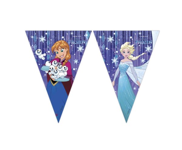 87903 BANNER FROZEN SNOWFLAKES DISNEY, 9 zastavica