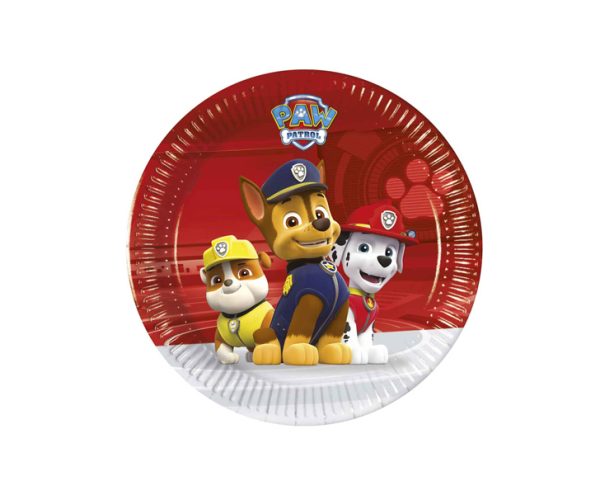 89775 PAPIRNI TANJURI PAW PATROL 20 cm, 8/1